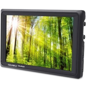 FeelWorld 7″ 4K Ultra-Bright Monitor with Loop-Through HDMI and 3G-SDI
