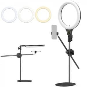 Ulanzi T1 Desktop Overhead Shooting Bracket Ring Light Set